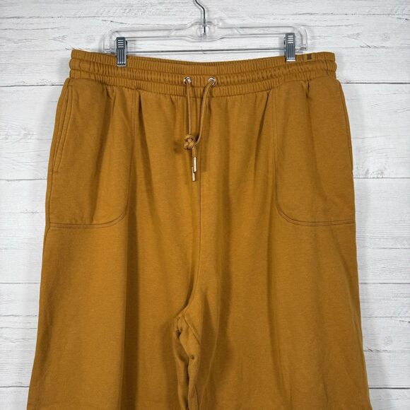 Savage X Fenty Brown Wide Leg Pull On Sweatpants Size XL Womens 16-18 Mens 41-43 - Picture 4 of 6